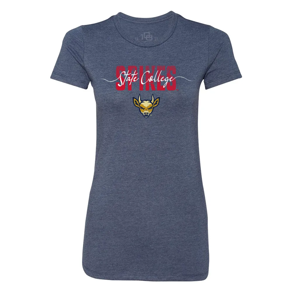 State College Spikes Women's Script Tee