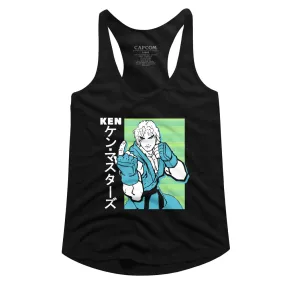 Street Fighter Ken Women's Racerback