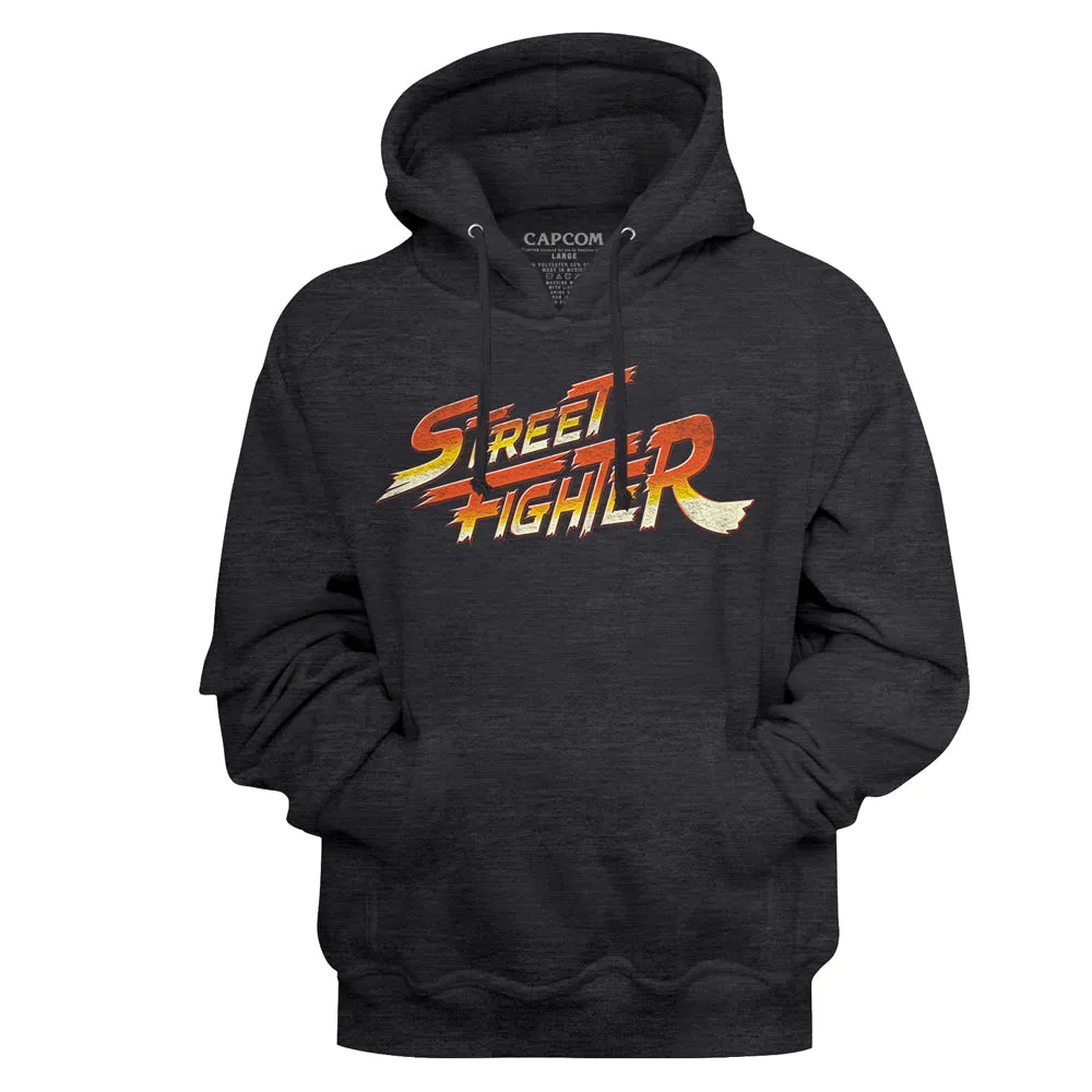 Street Fighter Logo Men's Sweatshirt With Hood