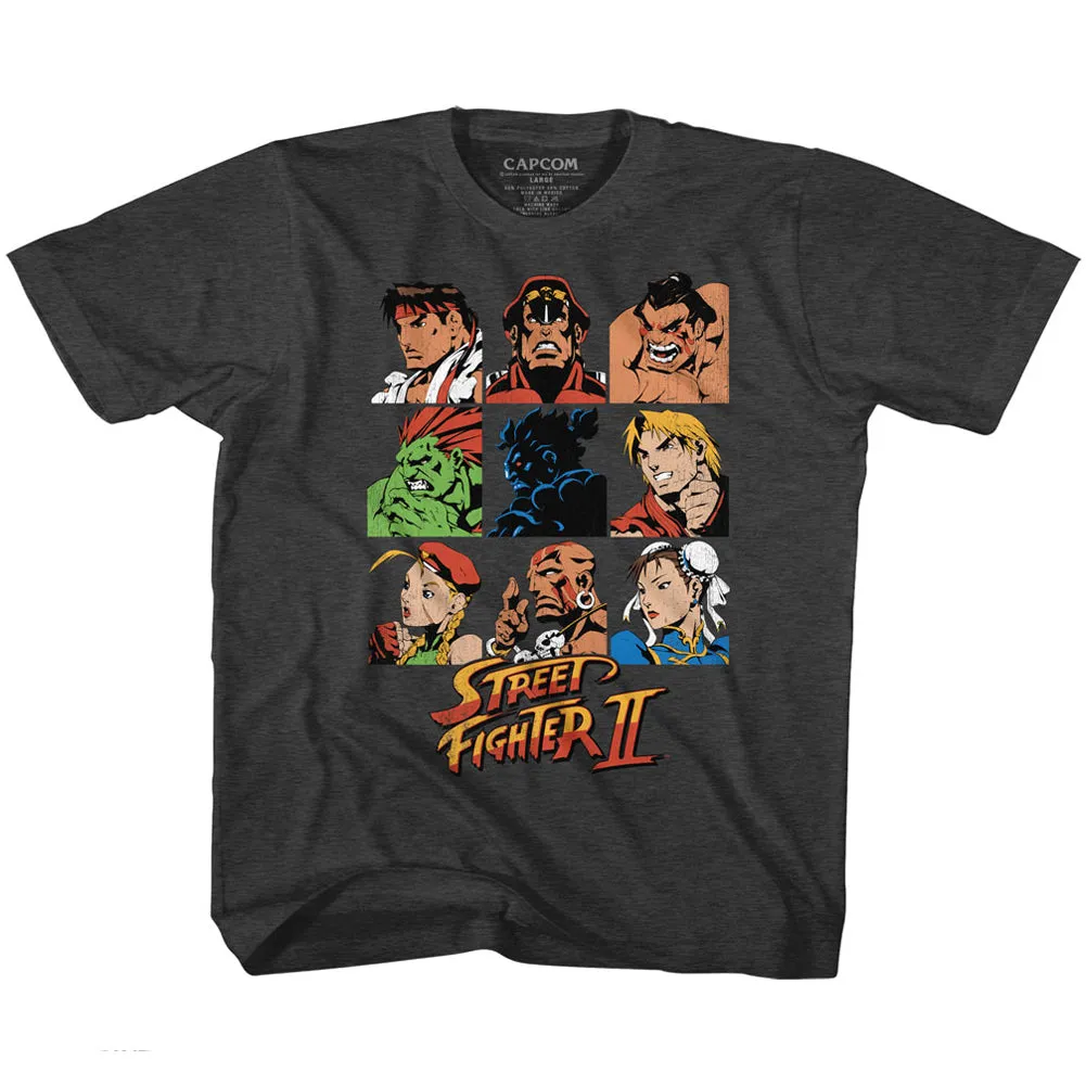 Street Fighter Sf2Shdrcast Youth T-Shirt