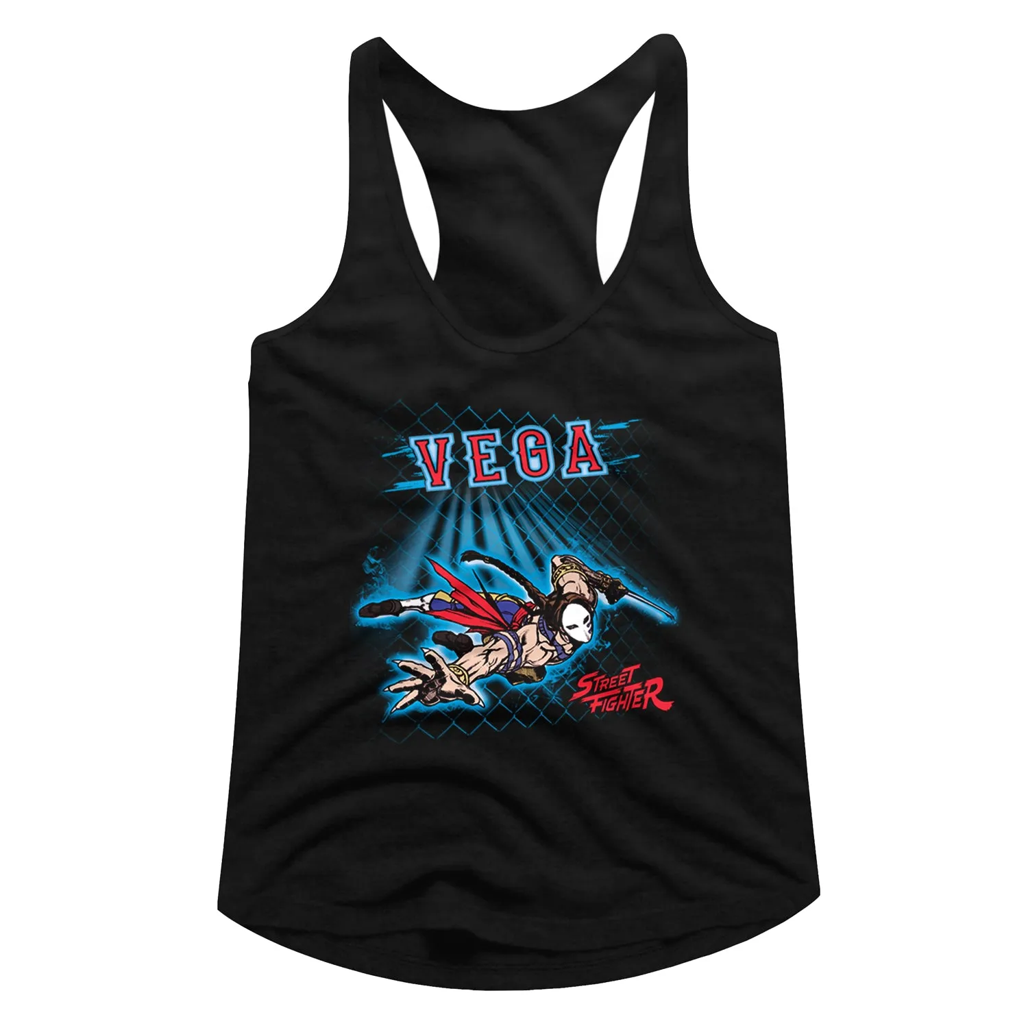 Street Fighter Vega Fence Women's Racerback