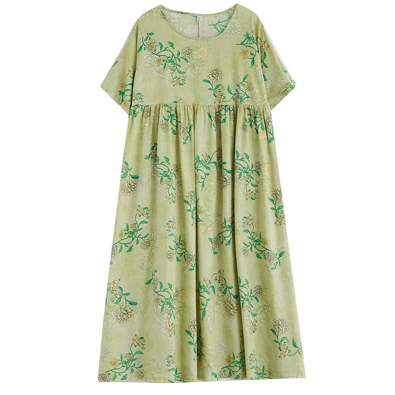 Summer Casual Shift Floral Dress