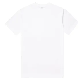 Sunspel Mock Neck T-Shirt White