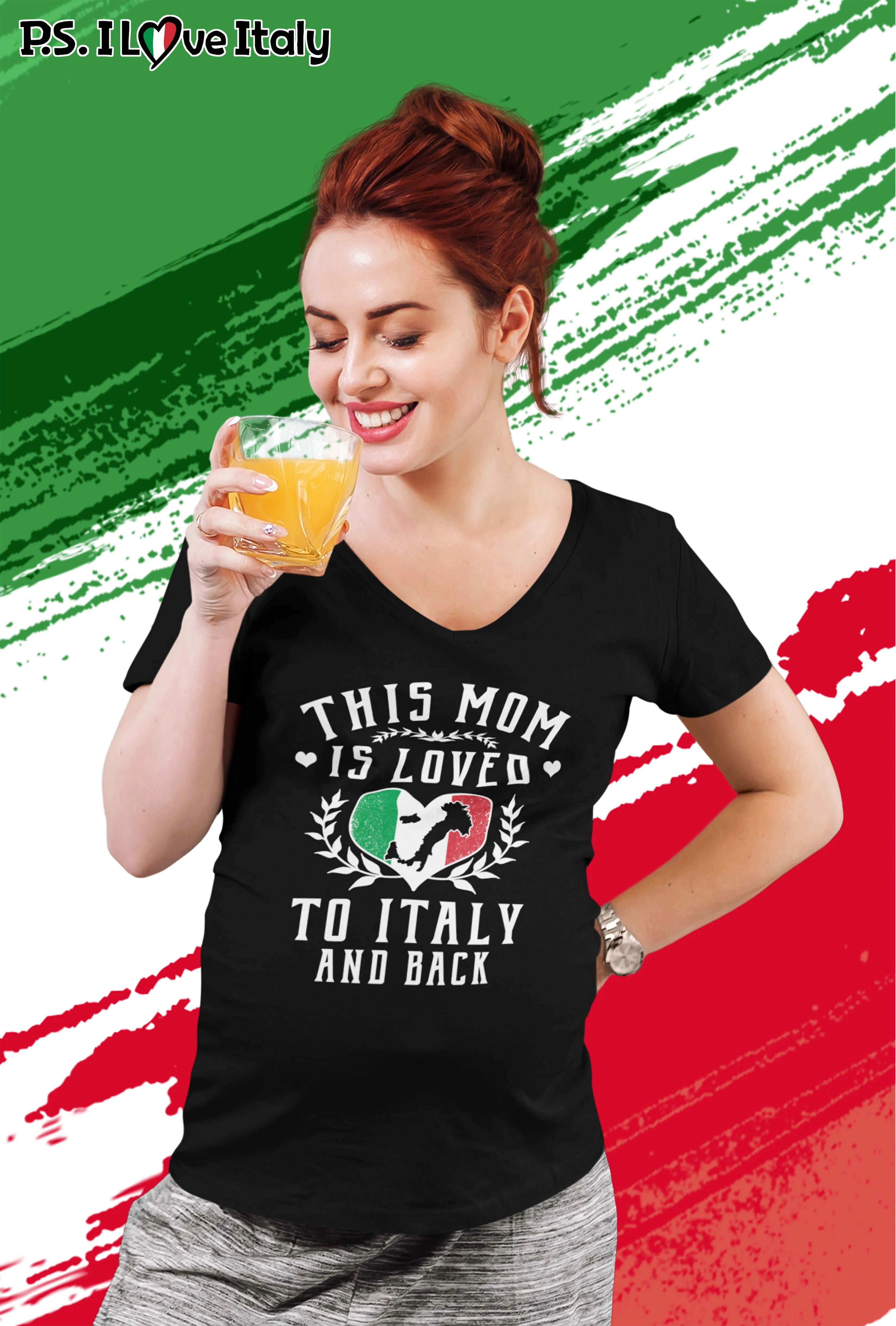 This Mom is Loved to Italy and Back Shirt