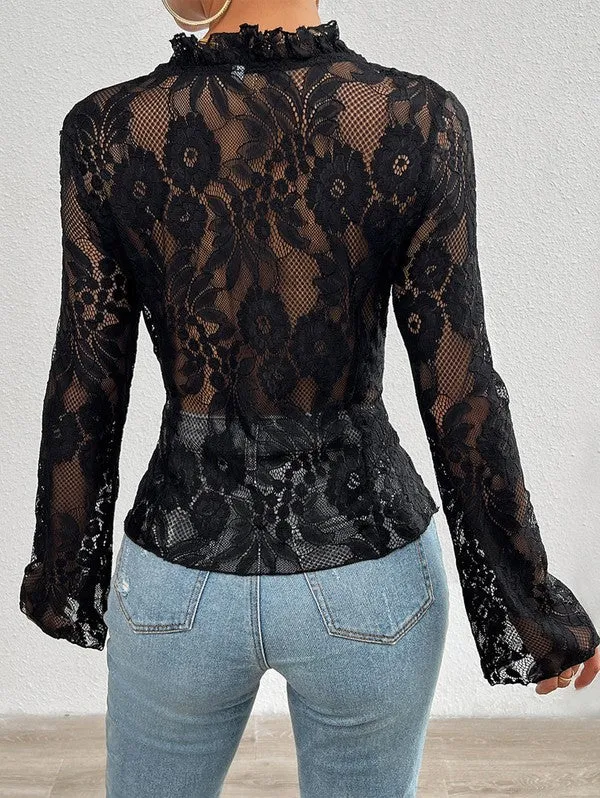 TRENDY - TIE FRONT LACE