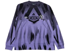 Umbro Penalty Culture L/S Warm Up Tee in Purple