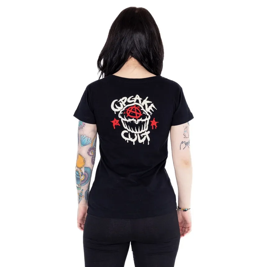 UNDEAD KITTY T SHIRT - BLACK