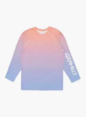 UPF-Shield Long Sleeve Top Gradation Blue