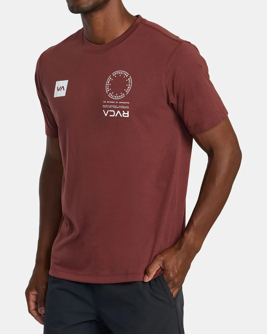 VA Mark Tee - Burgundy