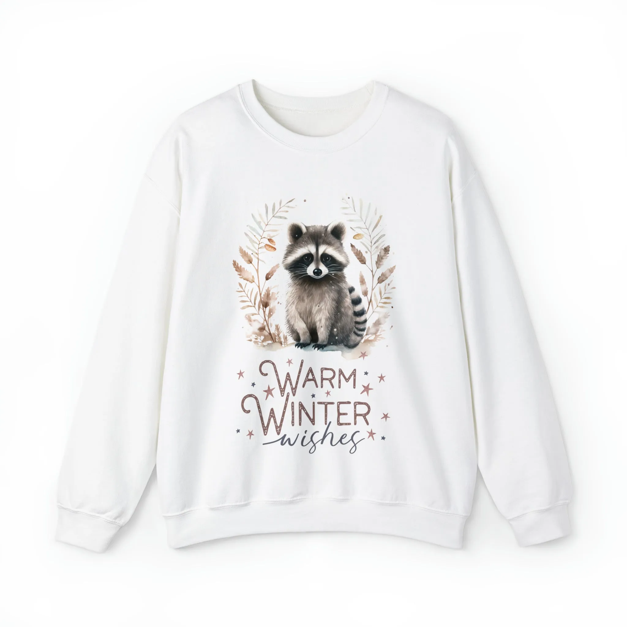 Warm Winter Wishes Racoon Wanderlust Sweatshirt