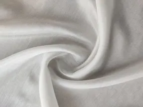 White Plain Dyeable Sana Silk Fabric